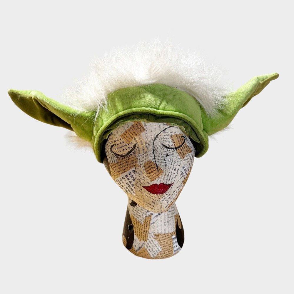 Disney Parks Star Wars Yoda Plush Cap Hat